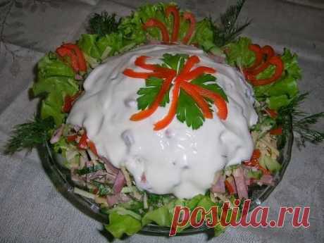шеф-повар Одноклассники: Супер простой и вкусный салат &quot;Кармелита&quot;.