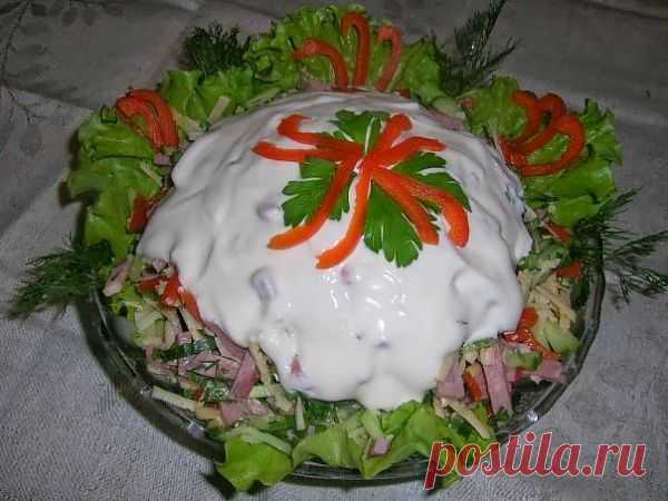 шеф-повар Одноклассники: Супер простой и вкусный салат "Кармелита".