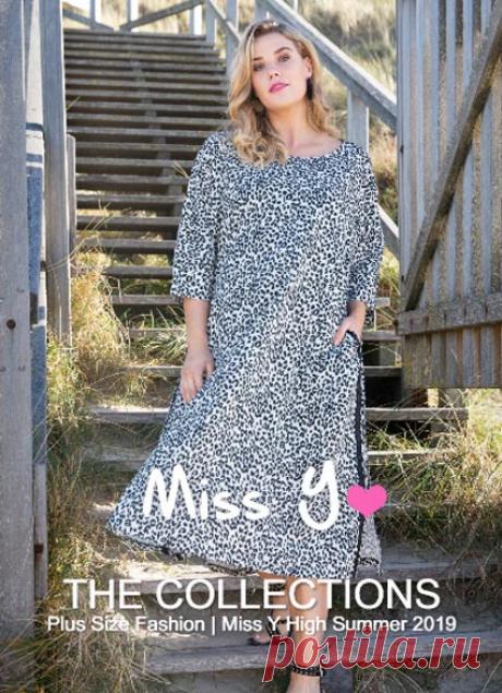 Лукбуки женской одежды больших размеров голландского бренда Yoek лето 2019