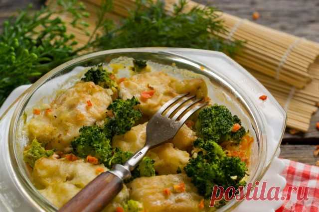 Вкусный минтай с овощами в духовке. Пошаговый рецепт с фото — Ботаничка.ru