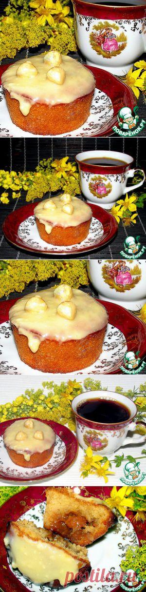 Кексы с конфетами "Коровка" - кулинарный рецепт