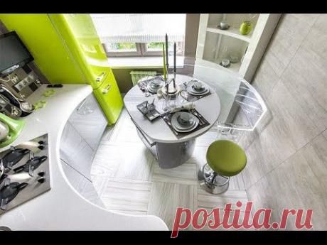 Дизайн кухни  стандартной планировки