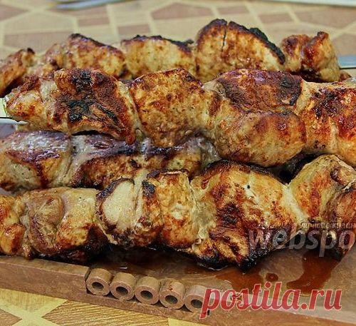 Шашлык из свинины в майонезно-соевом маринаде