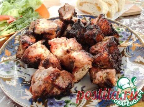 Шашлык в маринаде с киви - кулинарный рецепт