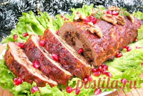 Мясной рулет на праздничный стол