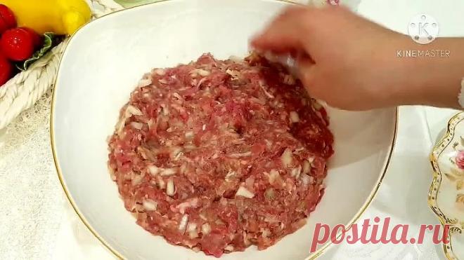 Лепешки с мясом на сухой сковороде