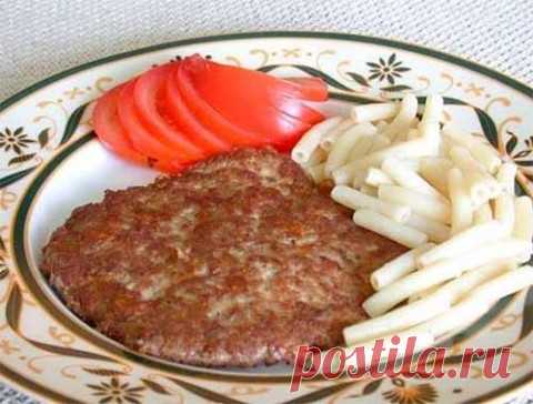 Лепешки из мяса с сыром