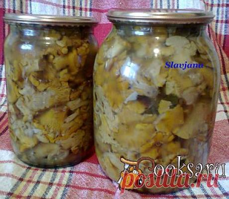 Мамины маринованные лисички рецепт с фото