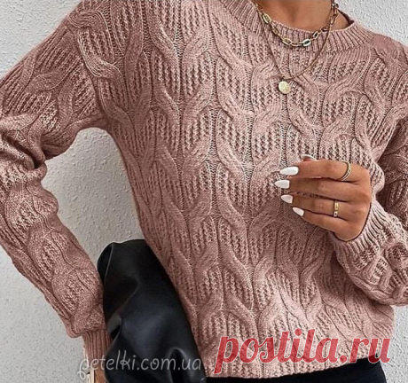 Красивый узор жгутами. Вяжем спицами Красивый узор жгутами для вязания спицами. Отлично подходит для вязания женских пуловеров.banner_adaptivniy Красивый узор жгутами для вязания спицами...