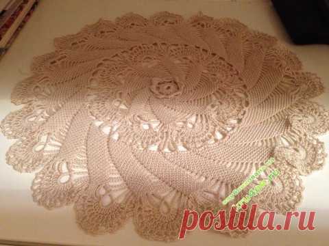 Винтажная салфетка — работа Мириам - вязание крючком на kru4ok.ru