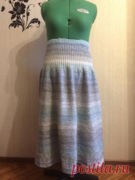 Теплая уютная юбочка.