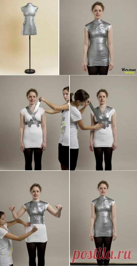 Как сделать портновский манекен за 10 минут