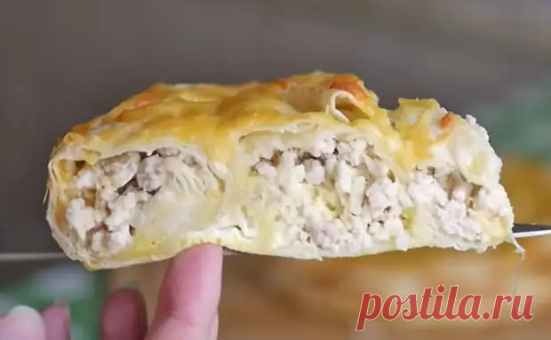 Берем лаваш и превращаем в основу быстрого пирога с мясом. Ноль хлопот с тестом - Steak Lovers - Медиаплатформа МирТесен
