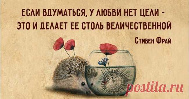 10 мыслей Стивена Фрая о любви, депрессии и смысле жизни