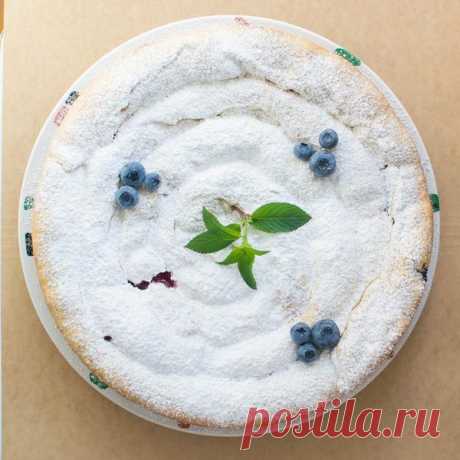 Хитрый пирог с вишней
