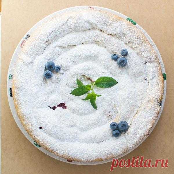 Хитрый пирог с вишней