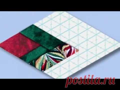 Флизелин Rasterquick треугольники - YouTube