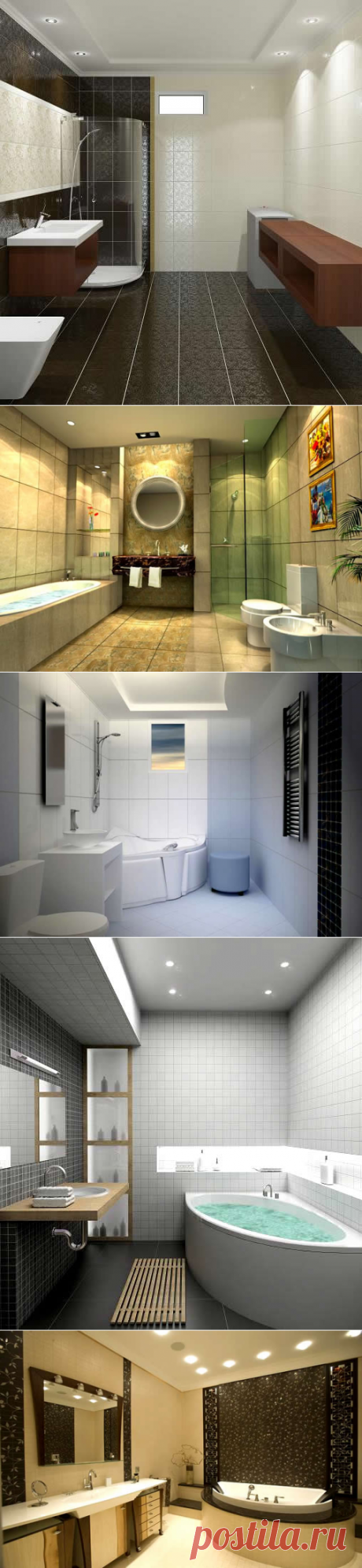 Дизайн потолков из гипсокартона в ванной