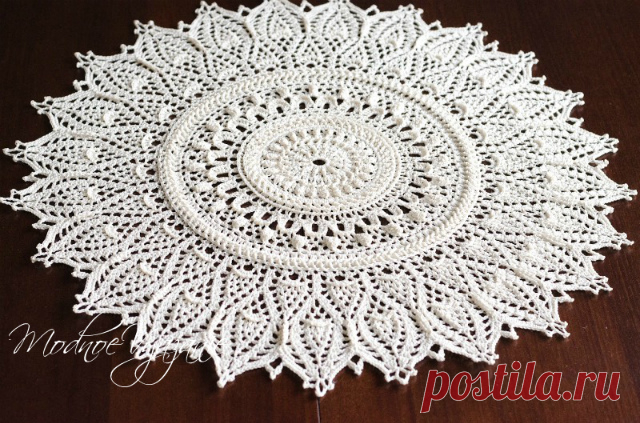 Красивейшая салфетка *Momentous Occasions* - Crochet - Modnoe Vyazanie