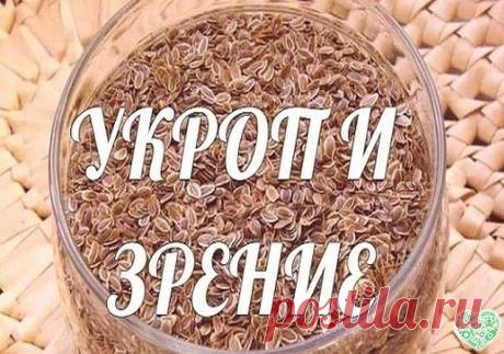 Глаза мои — хлеб мой. Как я катаракту укропом вылечила