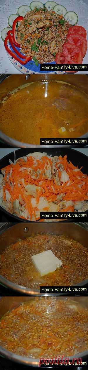 Кулинарные рецепты Гречка с курицей &raquo; Кулинарные рецепты
