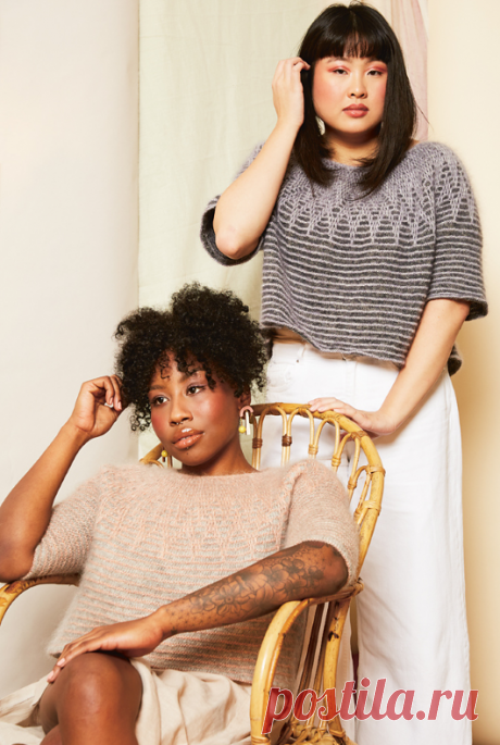 Вязаный пуловер Утренняя серенада | ДОМОСЕДКА