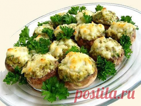 Закуска в шляпках шампиньонов. Вкуснотища! » Женский Мир