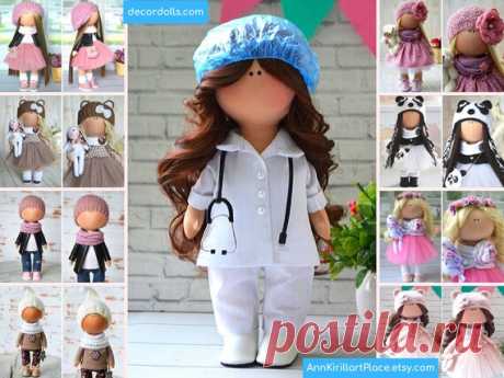 Medical Worker Fabric Doll Textile Rag Doll Cloth Tilda | Etsy Hello dear visitors!  This is handmade cloth doll created by Master Olga S. (Karaganda, Kazakhstan).  All dolls stated on the photo are mady by artist Olga. You can find them in our shop searching by artist name.  Doll is 25 cm (10.5 inch) tall and made of only quality materials.  Such dolls and