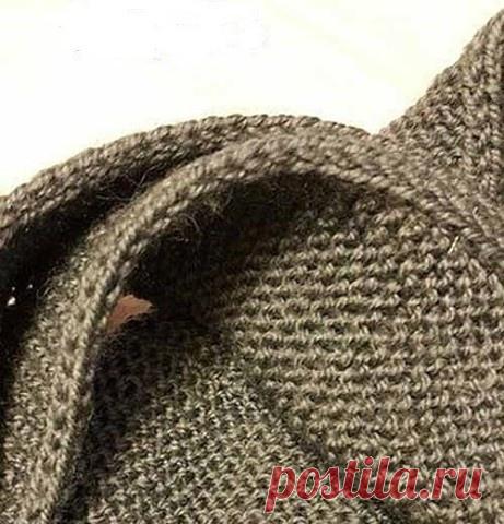 КАК СДЕЛАТЬ ПЛОТНОЙ И КРАСИВОЙ КРОМКУ ВЯЗАНОГО ИЗДЕЛИЯ?