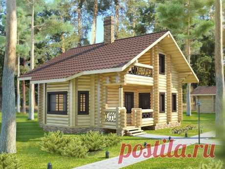 Проекты деревянных домов под ключ из бревна и бруса