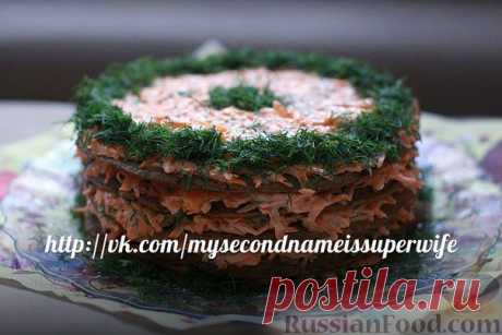 Рецепт: Печеночный торт на RussianFood.com