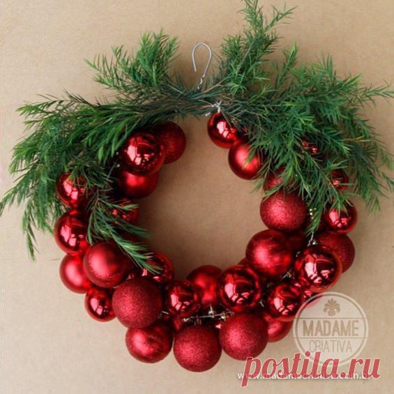 Новогодний веночек