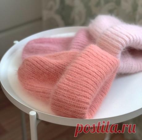 Тёплые и красивые шапки спицами на любой вкус. 7 моделей с описанием | Костромичка с клубками | Дзен