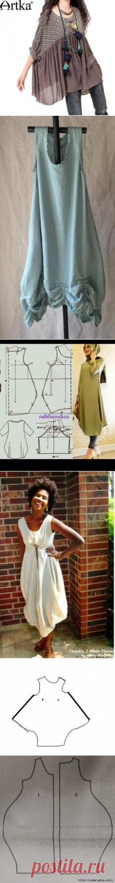 Одежда в стиле бохо с выкройками.