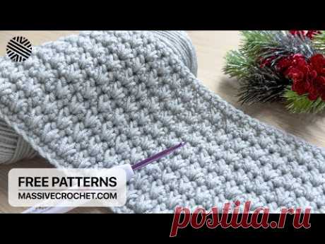 This Crochet Pattern for Beginners Surprised Everyone! 🤩 ⚡️ FAST & EASY Crochet Stitch for Blanket