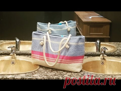 Самая яркая вязаная сумка тоут крючком. Мастер-класс 👜 crochet bag.