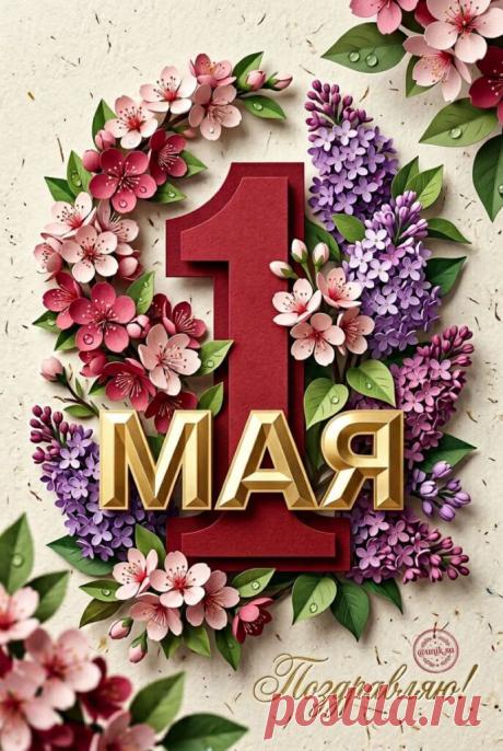 1 май  поздравления
