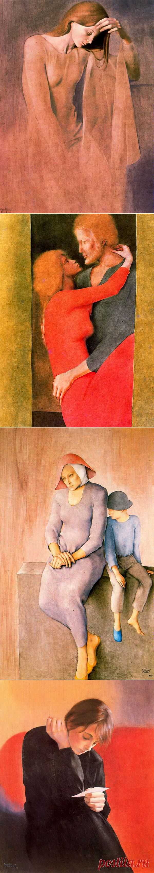Веруй в Неё, в Любви нашедшей Веру.... Художник Montserrat Gudiol.