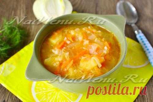Постный капустняк с квашеной капустой - рецепт с фото