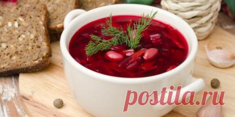 3 рецепта вкусного постного борща - Лайфхакер