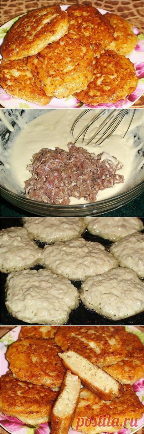 На вид - оладьи, на вкус - беляши - Простые рецепты Овкусе.ру