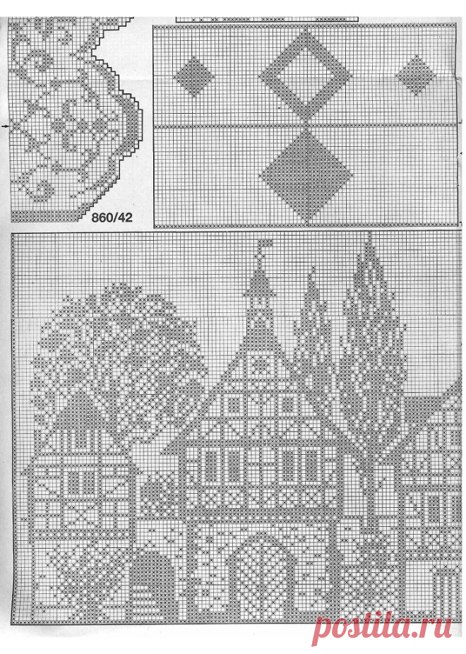 Альбом«Burda special E860/1983 Filet au crochet 4»