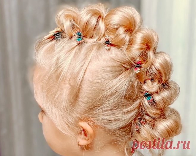 Новогодняя прическа