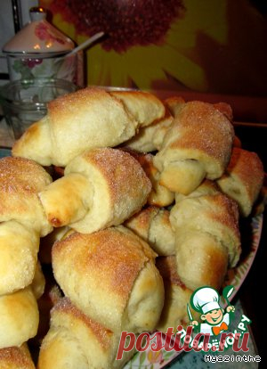 Булочки-рогалики - кулинарный рецепт