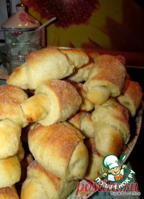 Булочки-рогалики - кулинарный рецепт