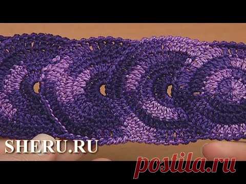 Простое ленточное кружево Урок 31 Crochet Circle Lace