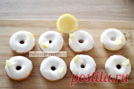 Лимонные пончики в мультипекаре Редмонд