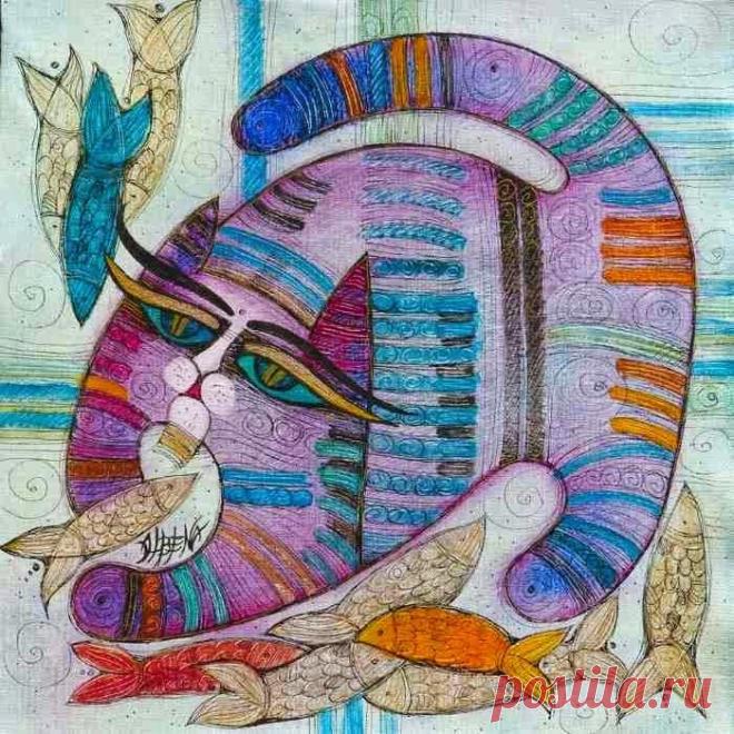 Dies enthält ein Bild von: Сказочные картины художницы Albena Vatcheva.