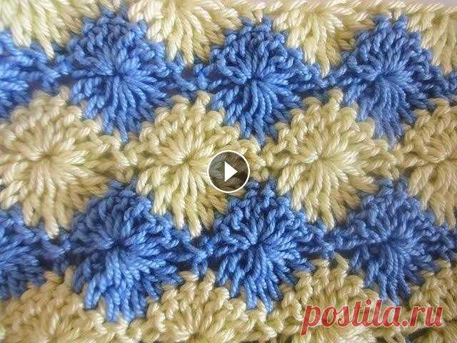 Двухцветный узор Two color pattern Crochet Двухцветный узор Two color pattern Crochet...