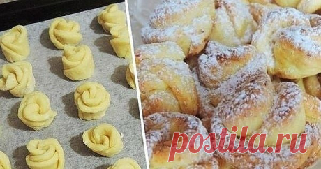 Печеньки к чаю с творогом.